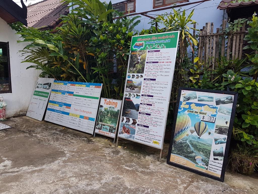 Maylay Guesthouse Vang Vieng Exterior foto